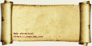 Hana Kovandžić vizit kartica